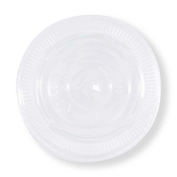 FRONTIER PET FLAT LID X SLOT FITS 92MM CUP (1000ctn)(50slv)