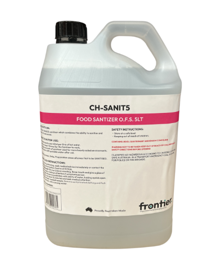 FRONTIER 5LT FOOD SANTIZER O.F.S.