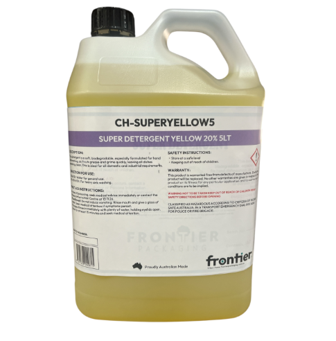 FRONTIER 5LT SUPER DETERGENT YELLOW 20%