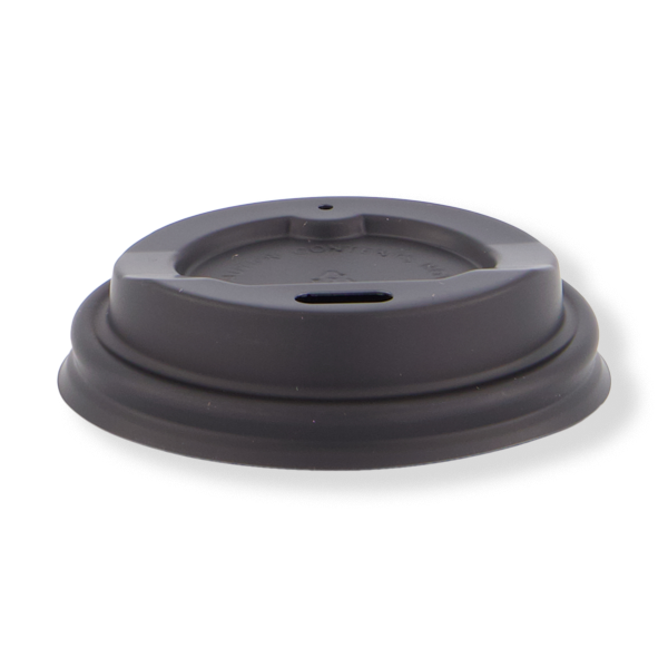FRONTIER COMPOSTABLE REGULAR CPLA BLACK LID 4OZ 62MM (1000ctn)