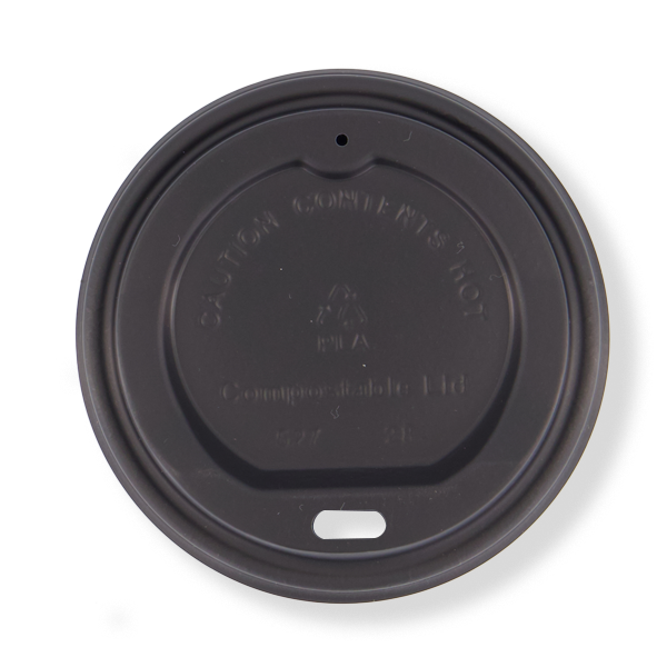 FRONTIER CPLA 6/8OZ REGULAR BLACK LID 80MM (1000ctn) (50slv)