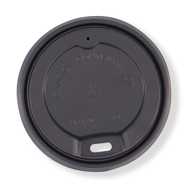FRONTIER PS 6/8OZ REGULAR BLACK LID 80MM (1000ctn) (50slv)