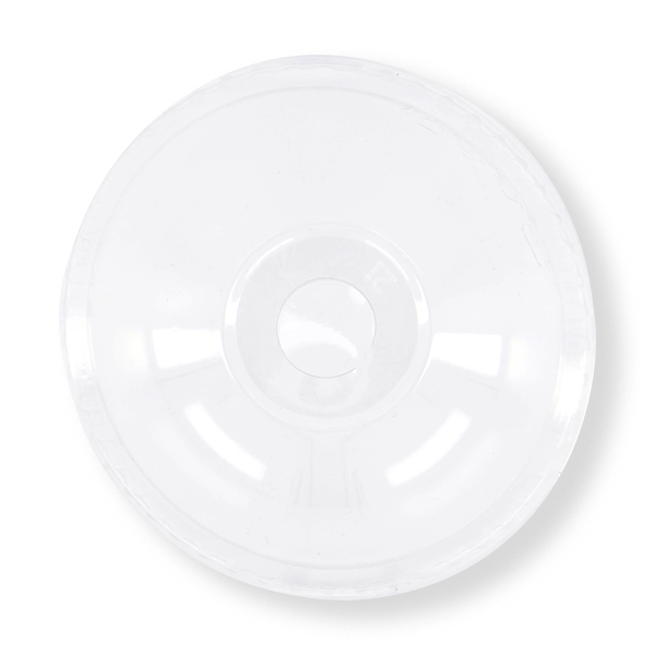 FRONTIER PET DOME LID WITH HOLE FITS 78MM CUP (1000ctn) (50)