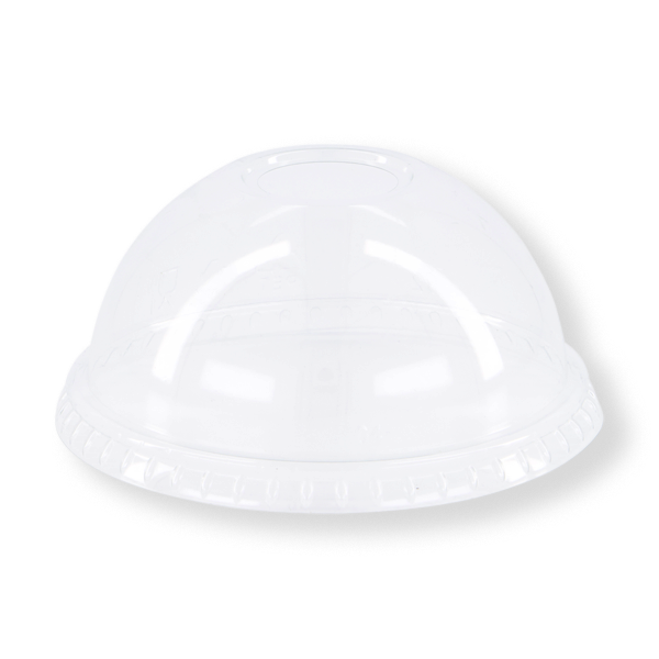 FRONTIER PET DOME LID WITH HOLE FITS 92MM CUP (1000ctn) (50)