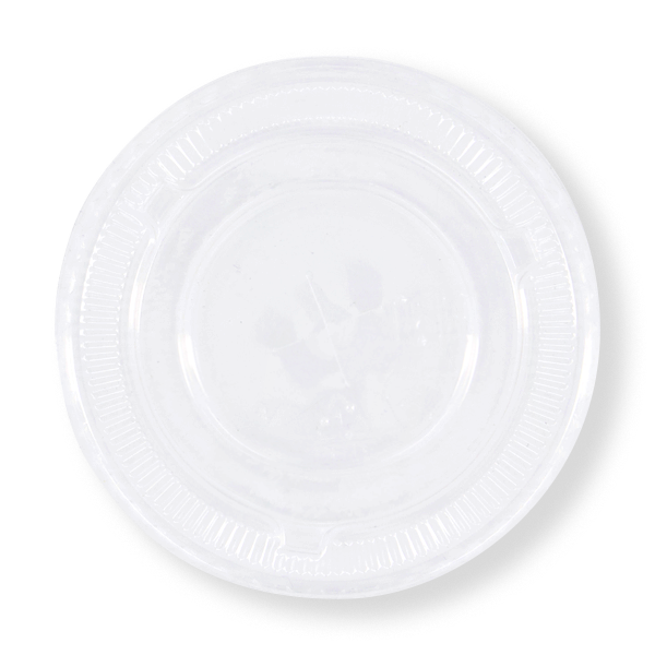 FRONTIER PET FLAT LID X SLOT FITS 78MM CUP (1000ctn)(50slv)