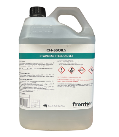 FRONTIER 5LT STAINLESS STEEL OIL