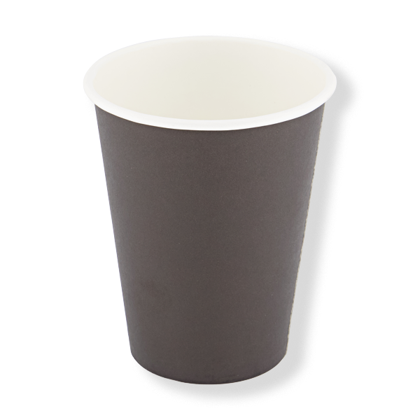 FRONTIER 12OZ PE SINGLE WALL BLACK CUP 90MM (1000ctn) (50slv)