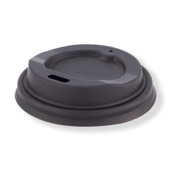 FRONTIER COMPOSTABLE REGULAR CPLA BLACK LID 4OZ 62MM (1000ctn)