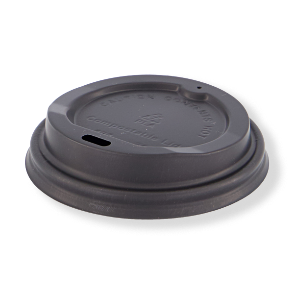 FRONTIER CPLA 6/8OZ REGULAR BLACK LID 80MM (1000ctn) (50slv)