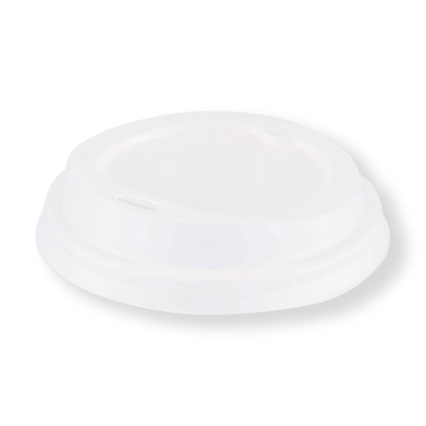 FRONTIER CPLA 6/8OZ REGULAR WHITE LID 80MM (1000ctn) (50slv)