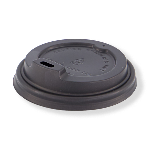 FRONTIER CPLA 6/8OZ SPOUT BLACK LID 80MM (1000ctn) (50slv)
