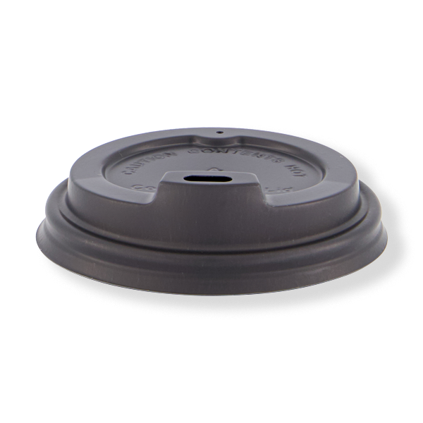 FRONTIER CPLA 6/8OZ SPOUT BLACK LID 80MM (1000ctn) (50slv)